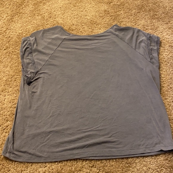 American Eagle Grey Soft & Sexy Shirt Size M - Picture 2 of 3
